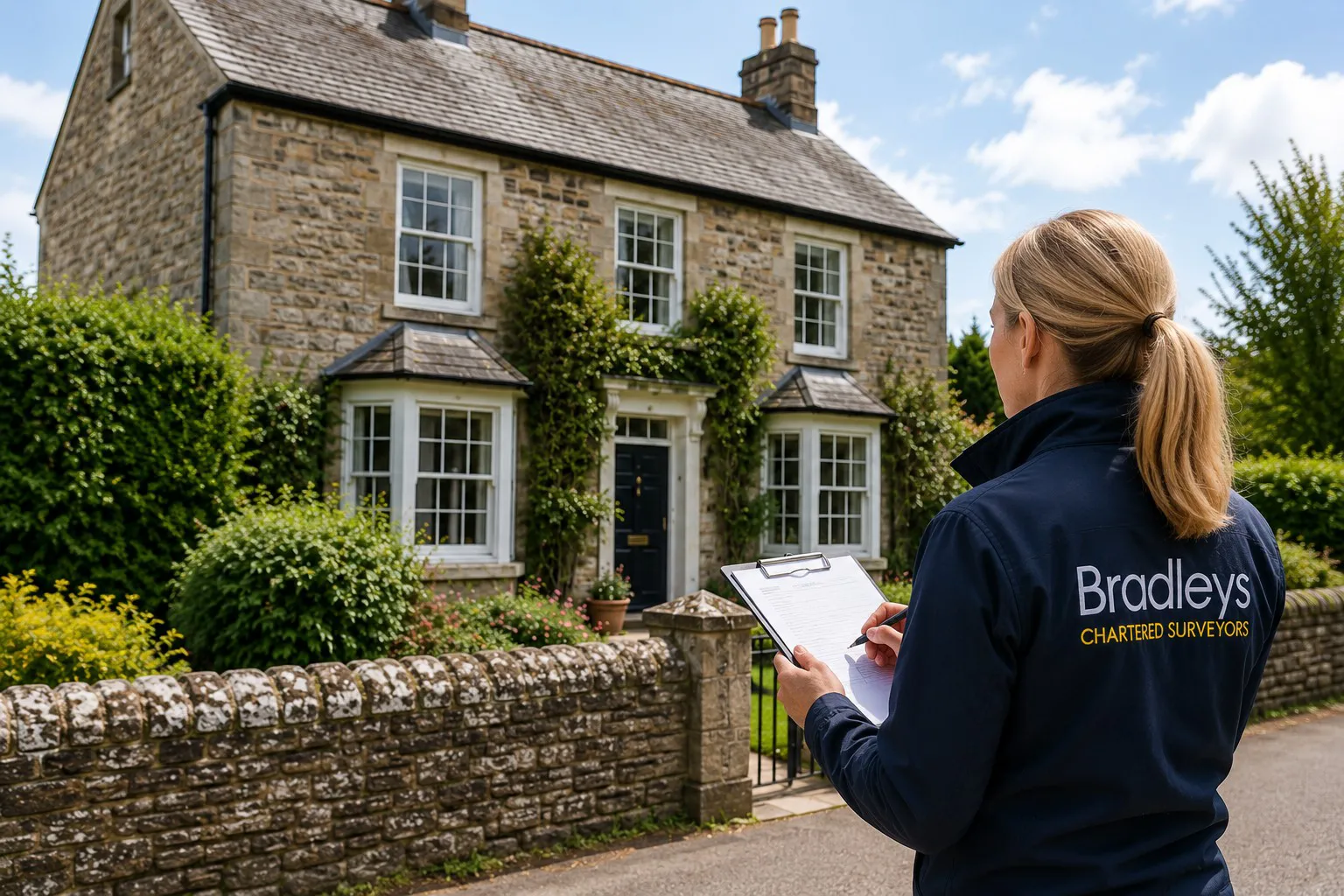 Traditional residential property being assessed for probate valuation